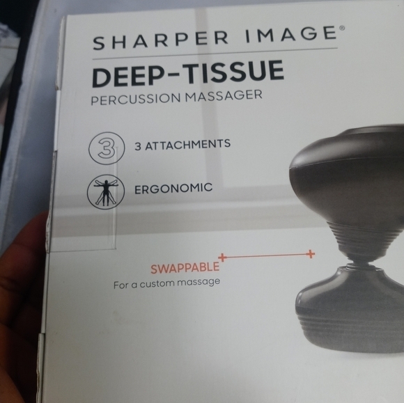 Sharper IMAGE DEEP TISSUE PERCUSSION MASSAGER - Picture 7 of 10